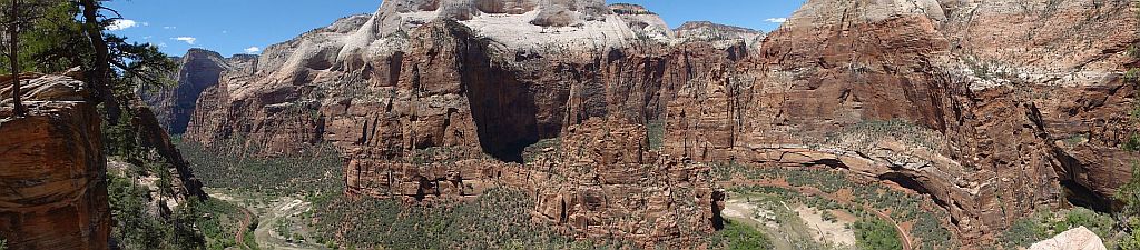 Panorama nad Hidden Canyon-om