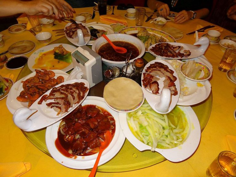 Raznovrstnost hrane. Tudi Pekinška račka.