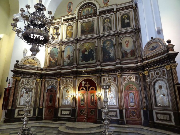 Notranjost pravoslavne cerkve