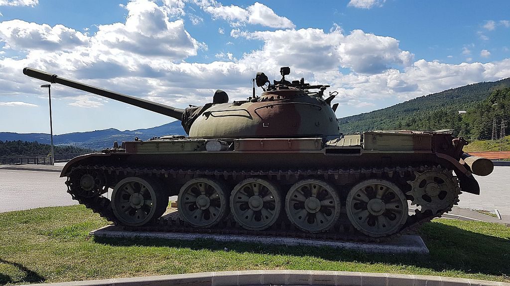 Na vhodu v vojaški park