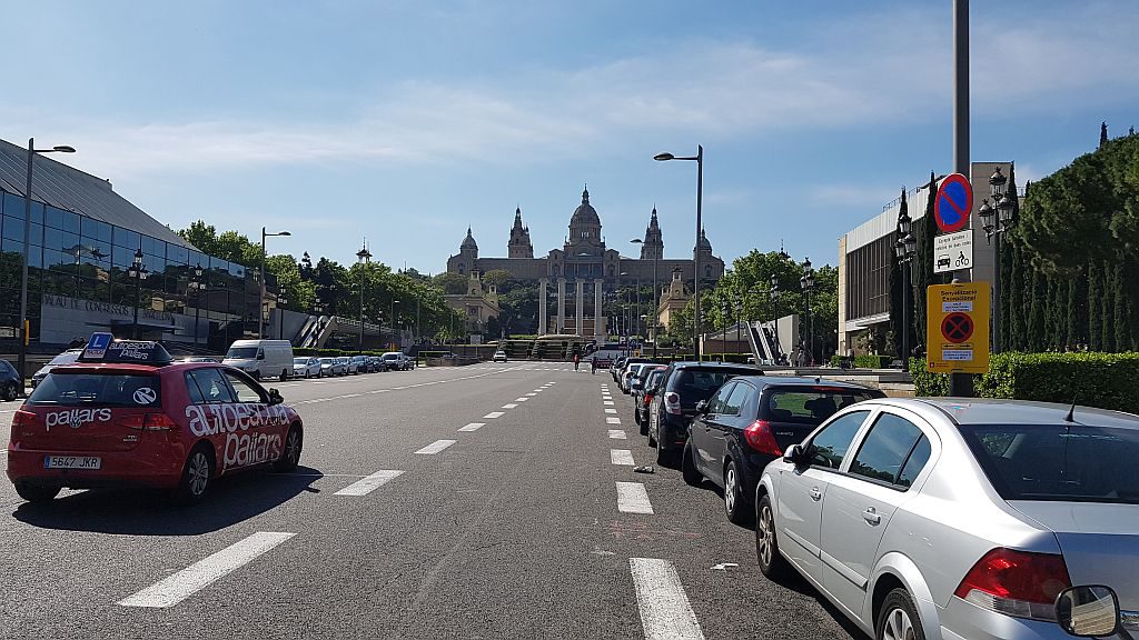 Barcelona med vožnjko