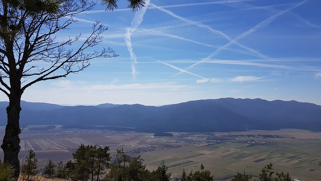 Pogled na Cerkniška jezera